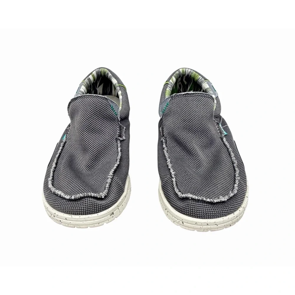 Hey Dude Mikka Hawk Ash Gray Slip On Shoes Men Size 13  Fast Free Shipping